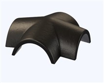 KMB BETA, HODONKA Elegant hřebenáč křížový - X (včetně vrutu FeZn) černá